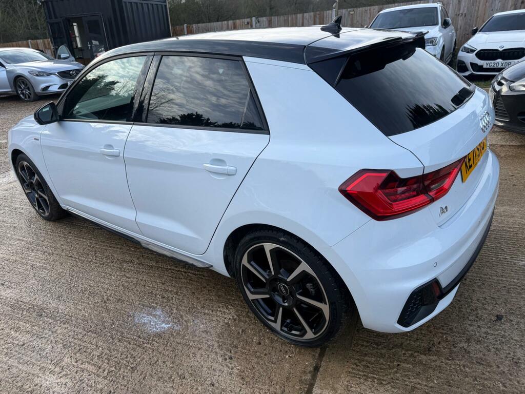 Audi A1 1.0 Tfsi 30 Black Edition Sportback S Tronic Euro KE71SYU White #4