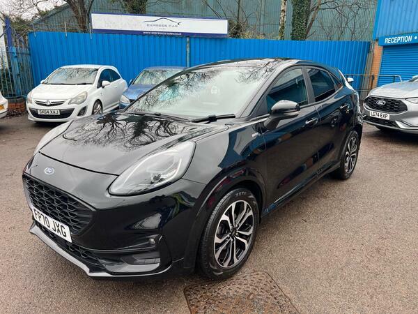 Ford Puma 1.0T Ecoboost Mhev St-line Euro 6 Ss FP70JXG Black #4