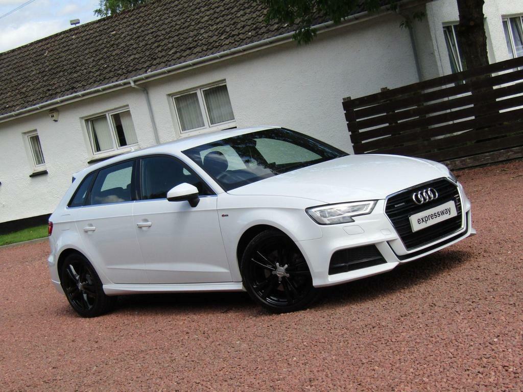 Audi A3 2.0 Tfsi S Line Sportback S Tronic Quattro Euro 6 White #5