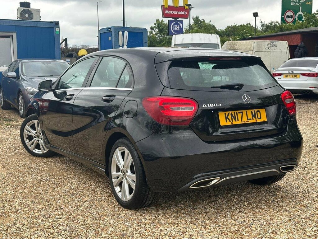 Mercedes-Benz A Class Hatchback 1.5 A180d Sport 7G-dct Euro 6 Ss KN17LMO Black #4