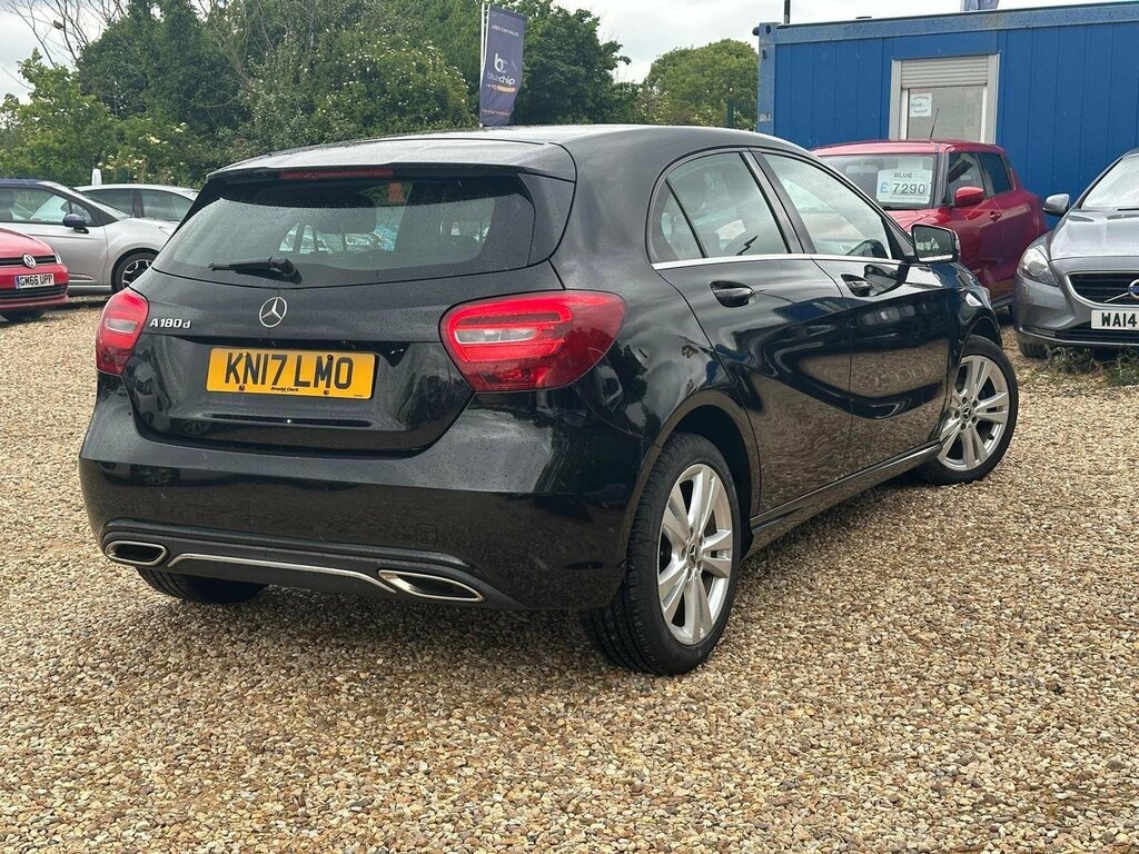 Mercedes-Benz A Class Hatchback 1.5 A180d Sport 7G-dct Euro 6 Ss KN17LMO Black #3