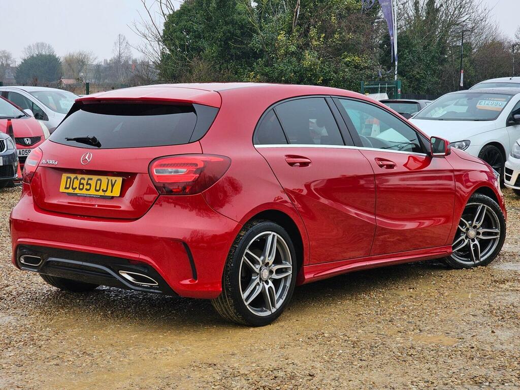 Mercedes-Benz A Class Hatchback 2.1 A200d Amg Line 7G-dct Euro 6 Ss 5 DC65OJY Red #3