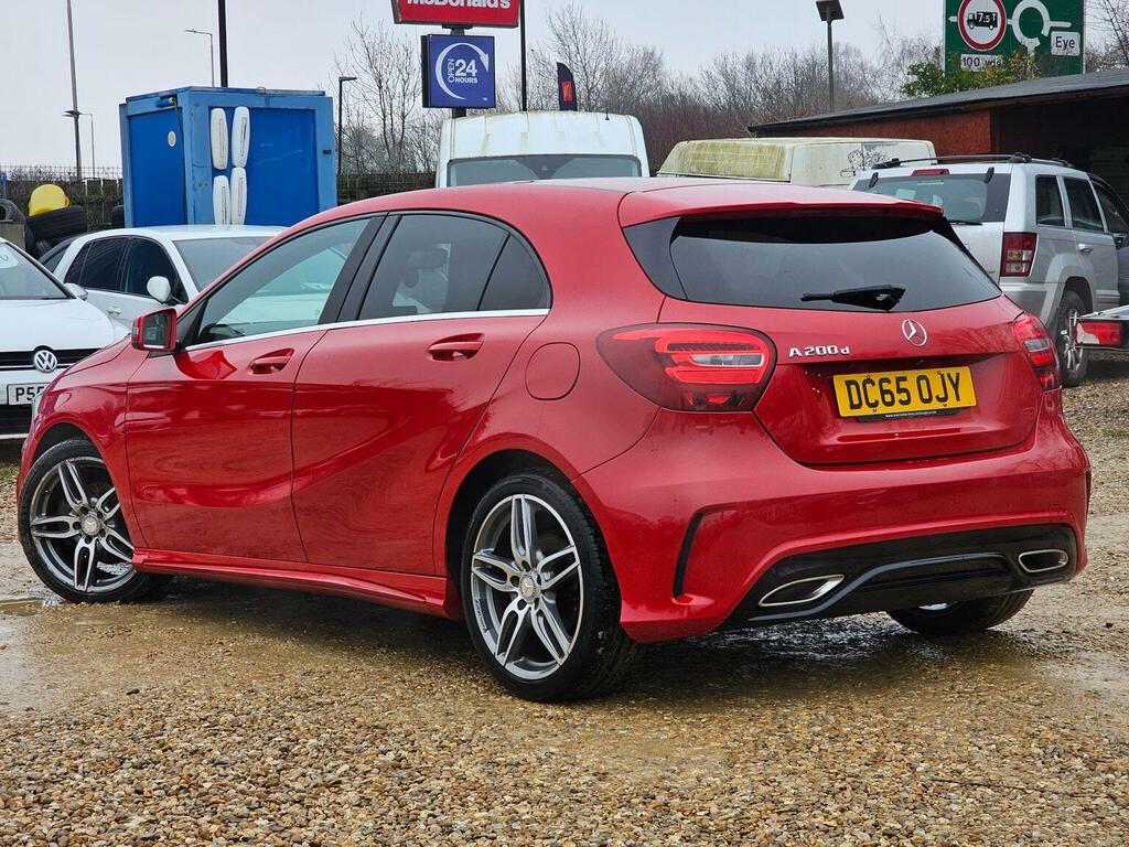 Mercedes-Benz A Class Hatchback 2.1 A200d Amg Line 7G-dct Euro 6 Ss 5 DC65OJY Red #4