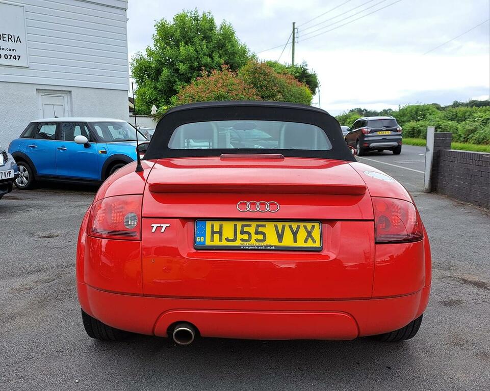Audi TT Convertible Roadster 150 2005 HJ55VYX Red #4