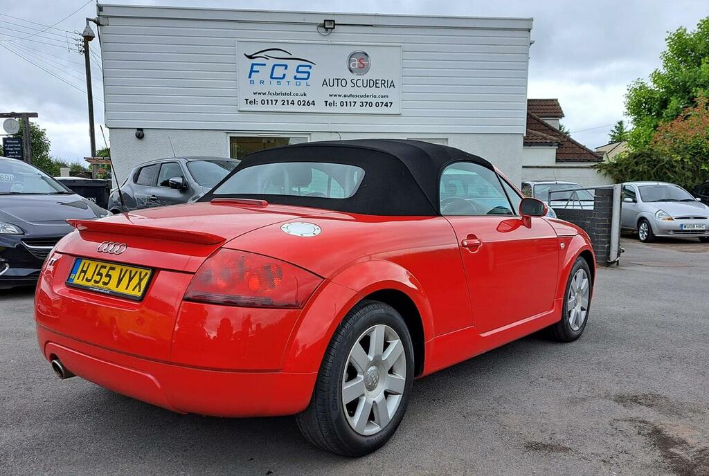Audi TT Convertible Roadster 150 2005 HJ55VYX Red #6