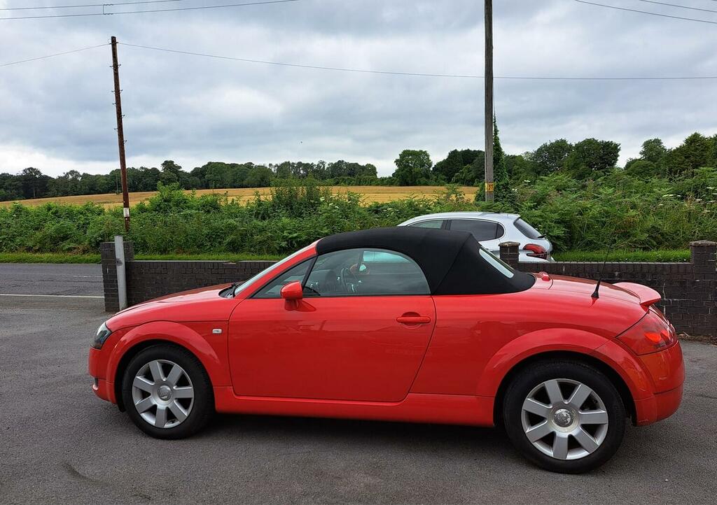 Audi TT Convertible Roadster 150 2005 HJ55VYX Red #5