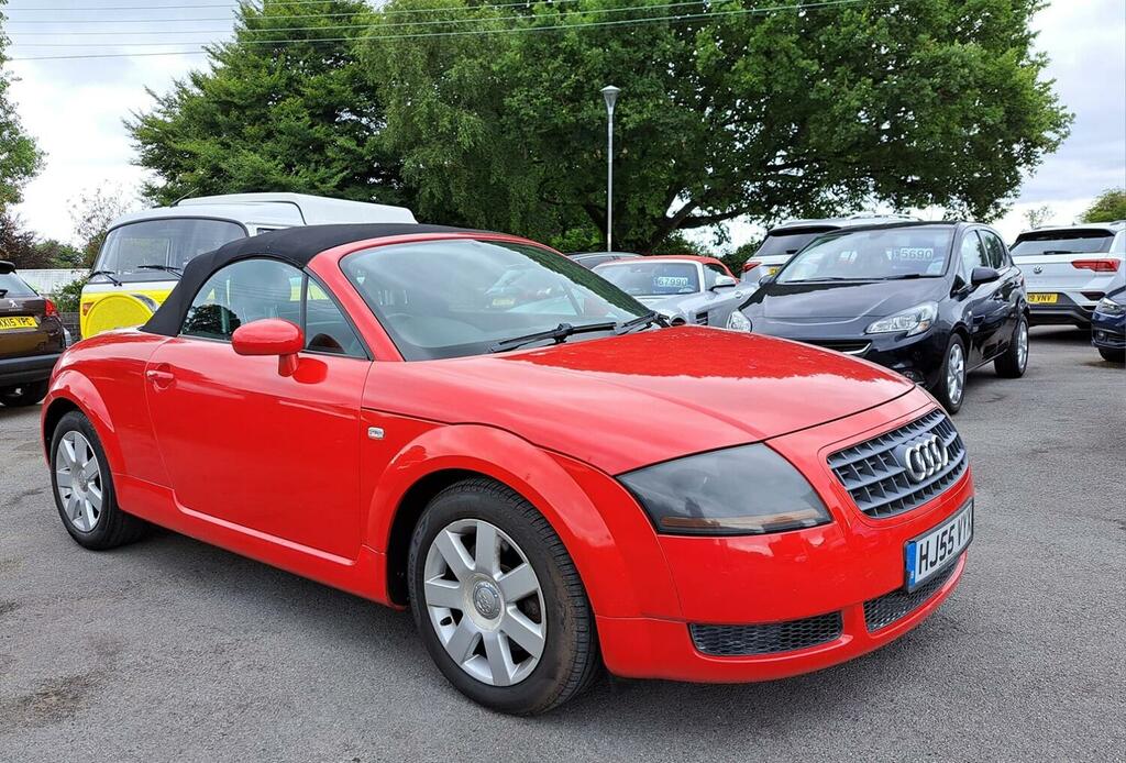Audi TT Convertible Roadster 150 2005 HJ55VYX Red #2