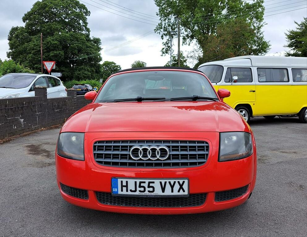 Audi TT Convertible Roadster 150 2005 HJ55VYX Red #3