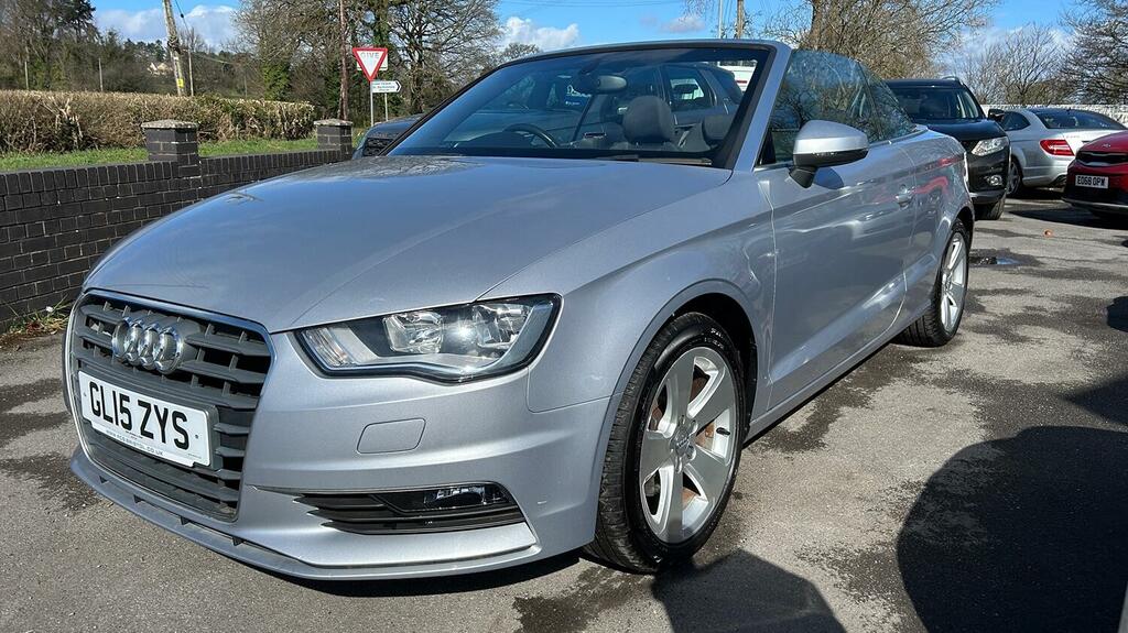 Audi A3 Convertible 1.6 Tdi Sport 2015 Silver #3
