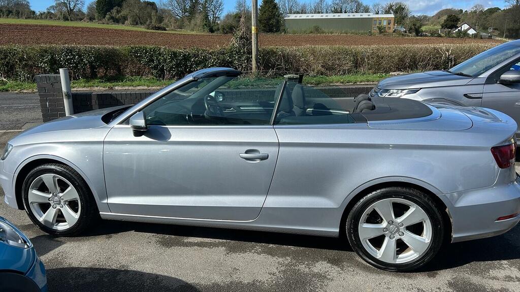 Audi A3 Convertible 1.6 Tdi Sport 2015 Silver #5