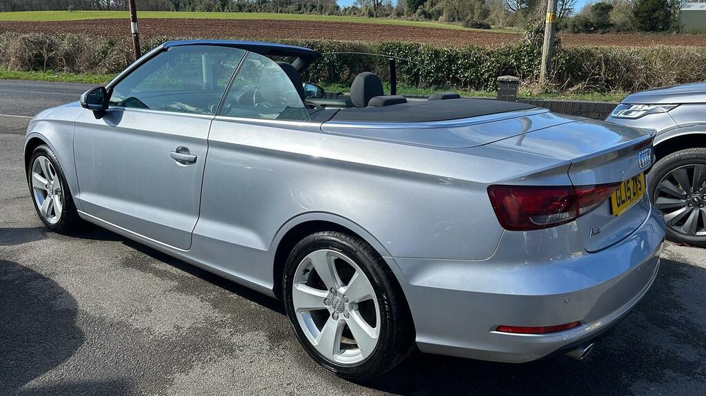 Audi A3 Convertible 1.6 Tdi Sport 2015 Silver #6