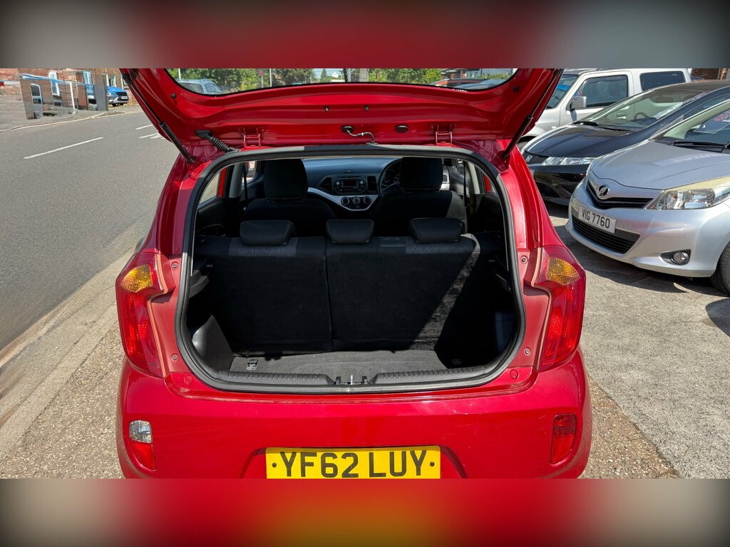 Kia Picanto 1.0 1 Hatchback Euro 5 68 Bhp YF62LUY Red #6