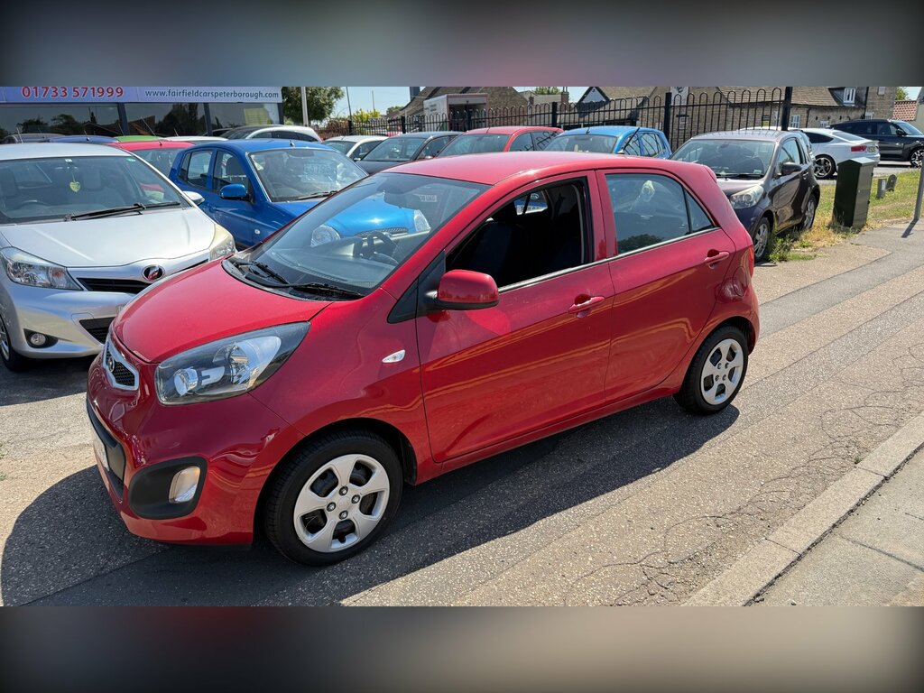 Kia Picanto 1.0 1 Hatchback Euro 5 68 Bhp YF62LUY Red #3
