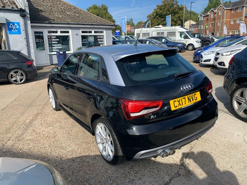Audi A1 Hatchback 1.4 Tfsi S Line 2017 CX17NVG Black #6