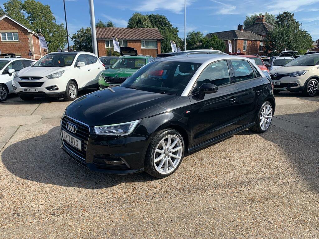 Audi A1 Hatchback 1.4 Tfsi S Line 2017 CX17NVG Black #4