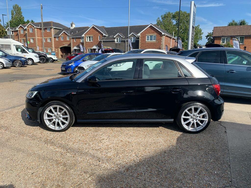 Audi A1 Hatchback 1.4 Tfsi S Line 2017 CX17NVG Black #5