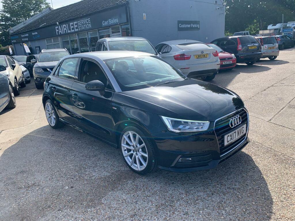 Audi A1 Hatchback 1.4 Tfsi S Line 2017 CX17NVG Black #2