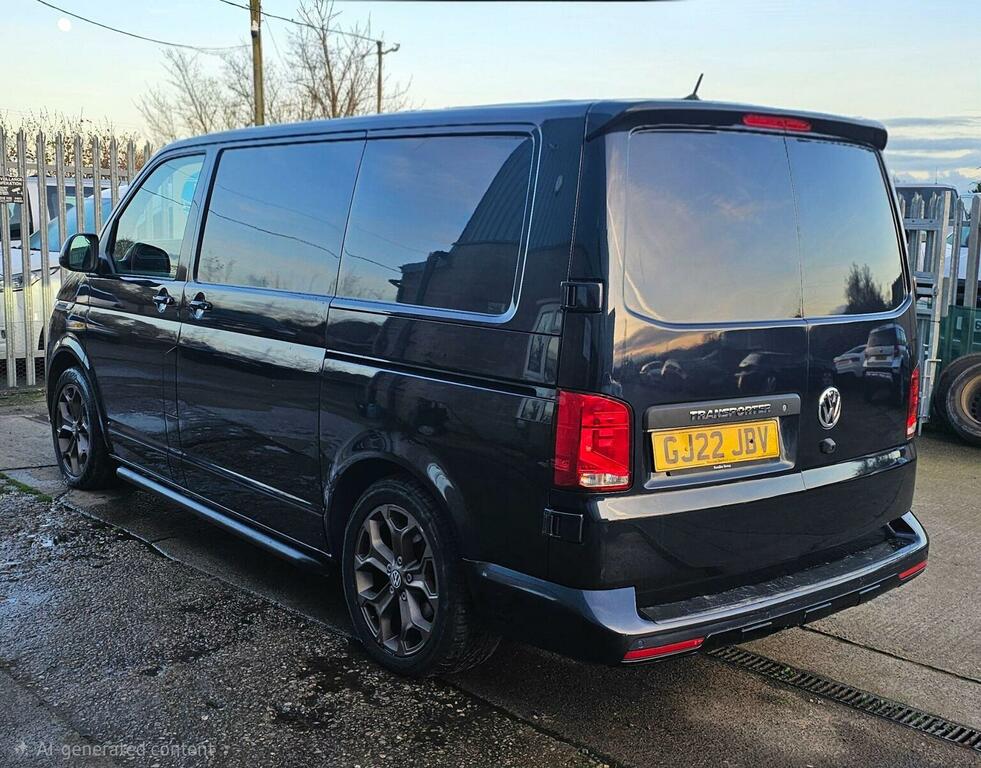 Volkswagen Transporter Panel Van 2.0 Tdi T30 Highline Dsg Fwd Swb Euro 6 GJ22JBV Blue #4