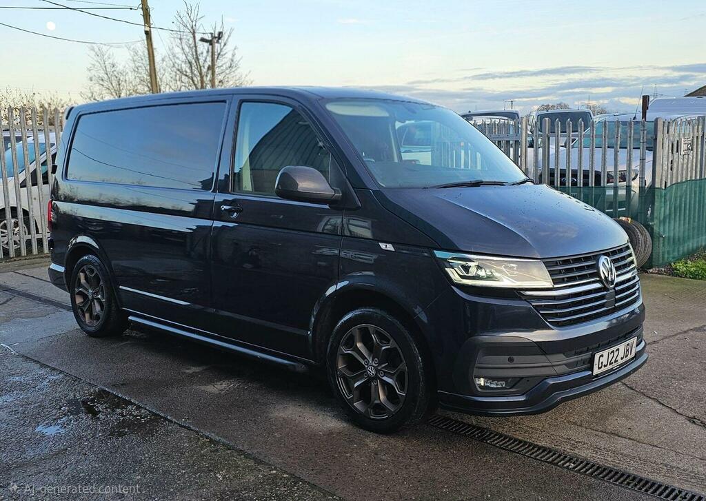 Volkswagen Transporter Panel Van 2.0 Tdi T30 Highline Dsg Fwd Swb Euro 6 GJ22JBV Blue #6