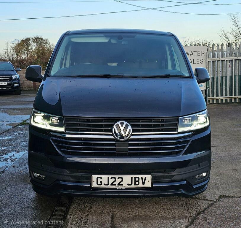 Volkswagen Transporter Panel Van 2.0 Tdi T30 Highline Dsg Fwd Swb Euro 6 GJ22JBV Blue #2