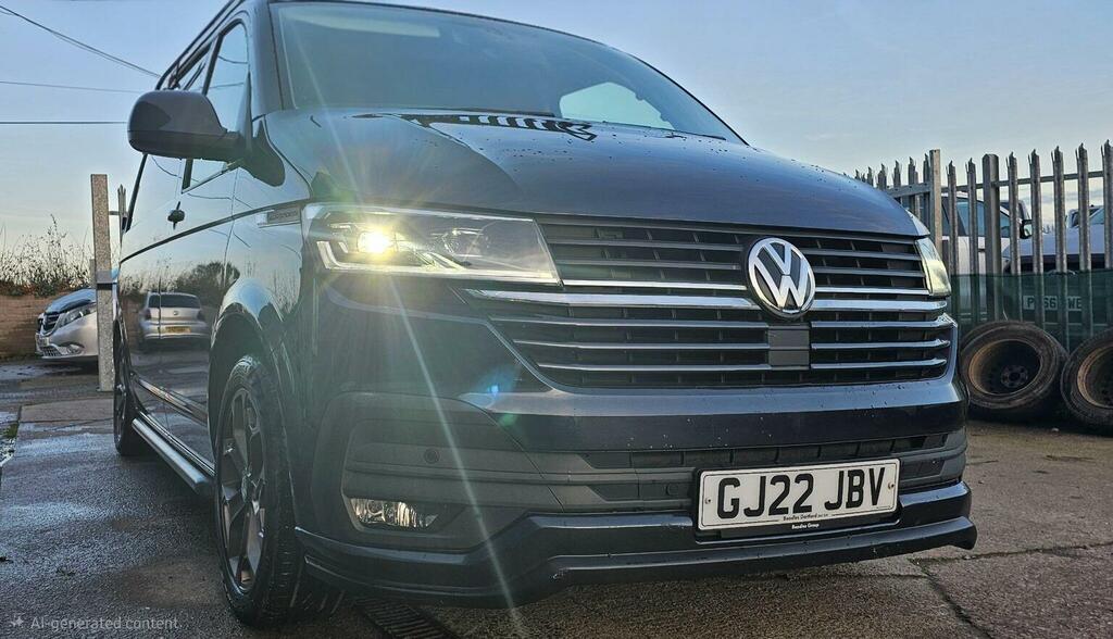 Volkswagen Transporter Panel Van 2.0 Tdi T30 Highline Dsg Fwd Swb Euro 6 GJ22JBV Blue #5