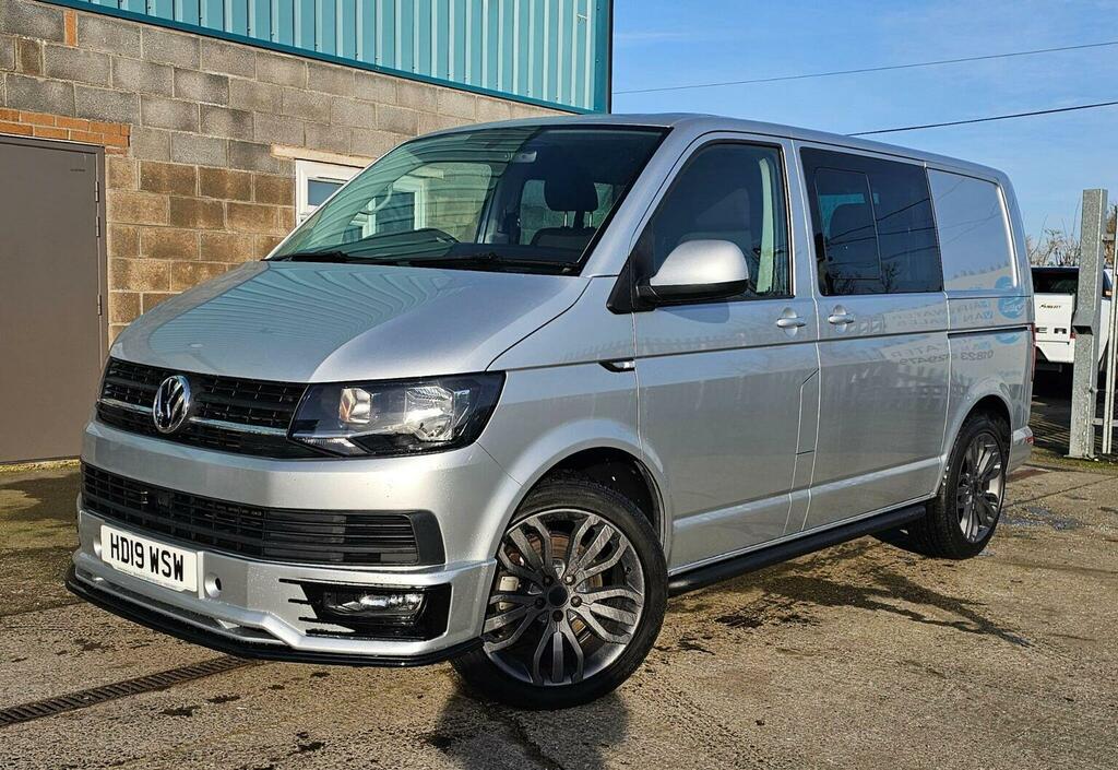 Volkswagen Transporter Combi Van 2.0 Tdi T32 Bluemotion Tech Highline Kom HD19WSW Silver #3