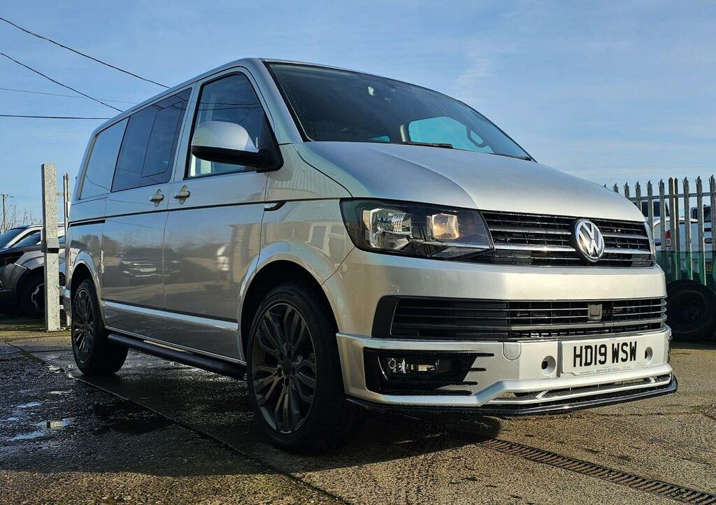 Volkswagen Transporter Combi Van 2.0 Tdi T32 Bluemotion Tech Highline Kom HD19WSW Silver #5