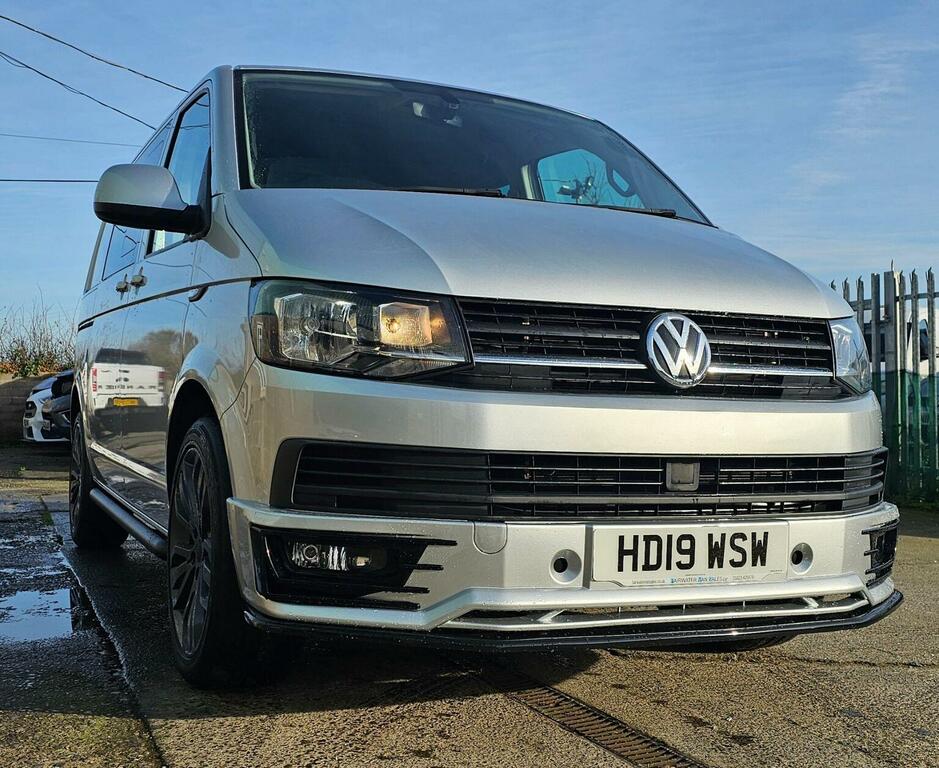 Volkswagen Transporter Combi Van 2.0 Tdi T32 Bluemotion Tech Highline Kom HD19WSW Silver #6