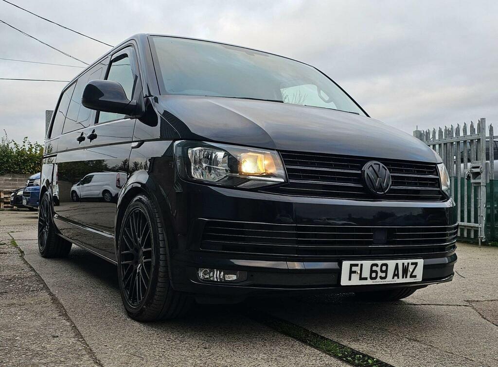 Volkswagen Transporter Combi Van 2.0 Tdi T32 Bluemotion Tech Highline Kom FL69AWZ Black #6