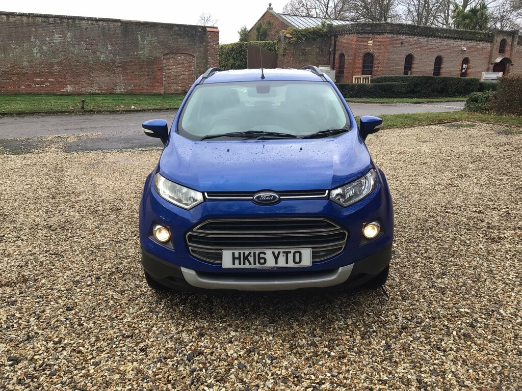 Ford Ecosport 1.5 Tdci Titanium Suv 2Wd Euro 6 HK16YTO Blue #4