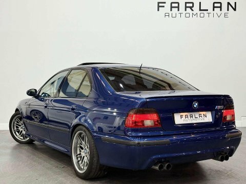 BMW M5 3.5 Saloon X766JRD Blue #4