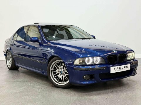 BMW M5 3.5 Saloon X766JRD Blue #6