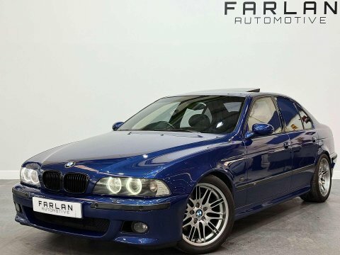 BMW M5 3.5 Saloon X766JRD Blue #3