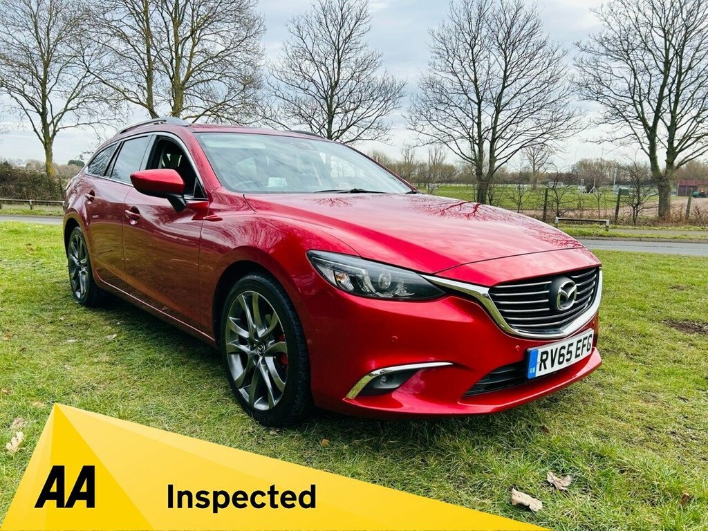 Mazda 6 2.2 D Sport Nav 173 Bhp Red