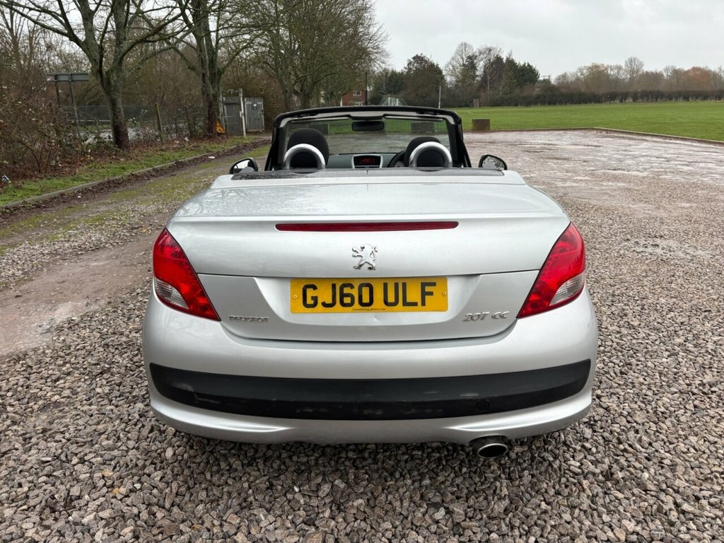 Peugeot 207 Convertible GJ60ULF Silver #5
