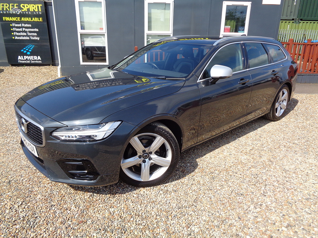 Volvo V90 D4 R-design YR18KDV Grey #4
