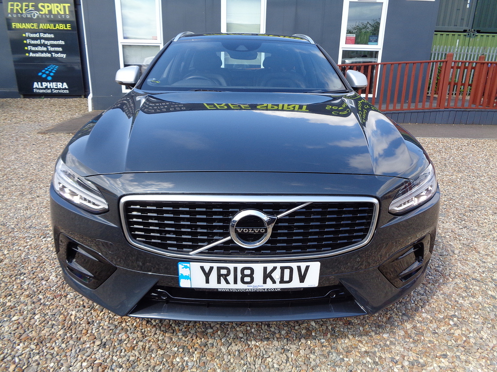 Volvo V90 D4 R-design YR18KDV Grey #2