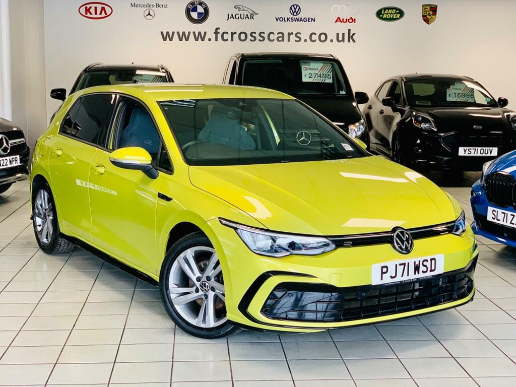 Volkswagen Golf Hatchback 1.5 Etsi Mhev R-line Dsg Euro 6 Ss Yellow