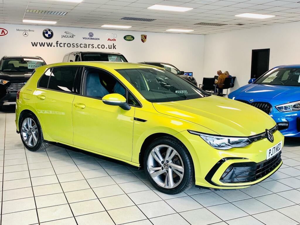 Volkswagen Golf Hatchback 1.5 Etsi Mhev R-line Dsg Euro 6 Ss PJ71WSD Yellow #5