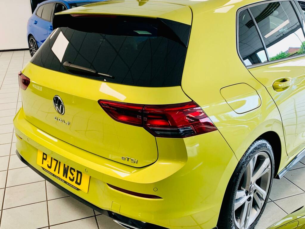 Volkswagen Golf Hatchback 1.5 Etsi Mhev R-line Dsg Euro 6 Ss PJ71WSD Yellow #6
