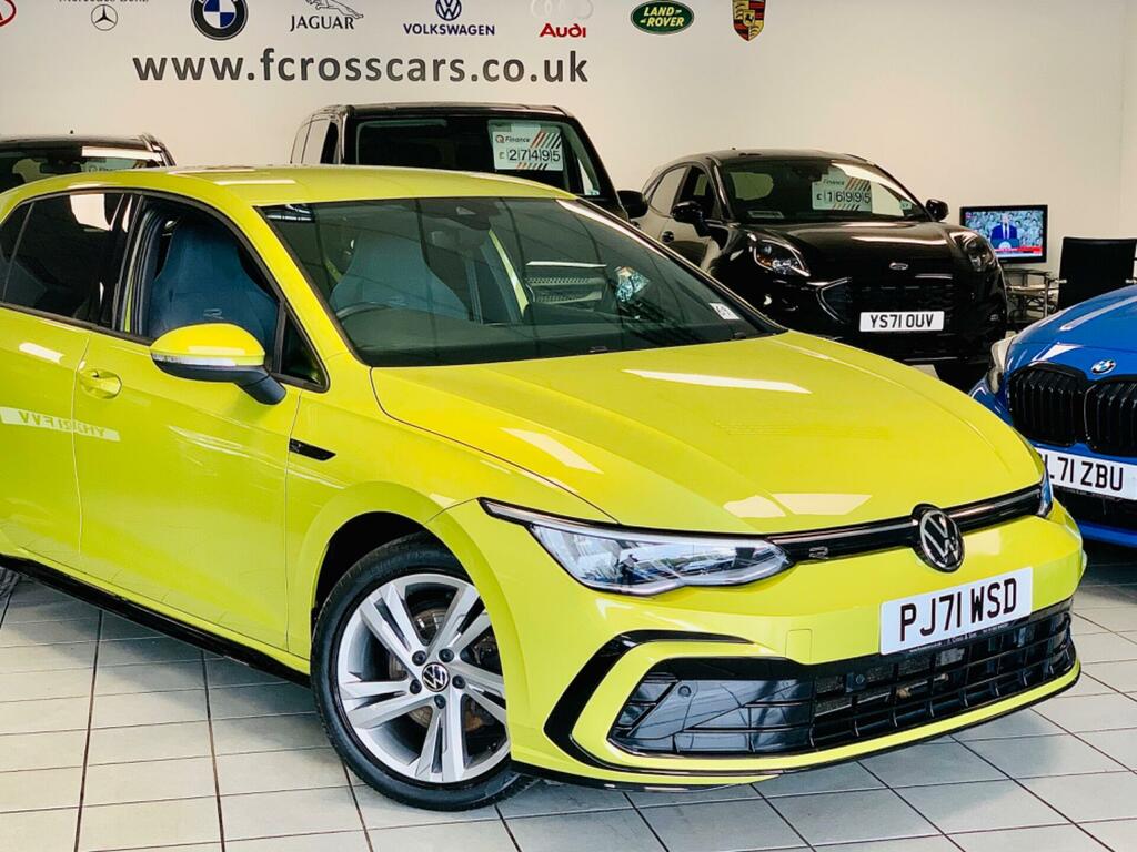 Volkswagen Golf Hatchback 1.5 Etsi Mhev R-line Dsg Euro 6 Ss PJ71WSD Yellow #4