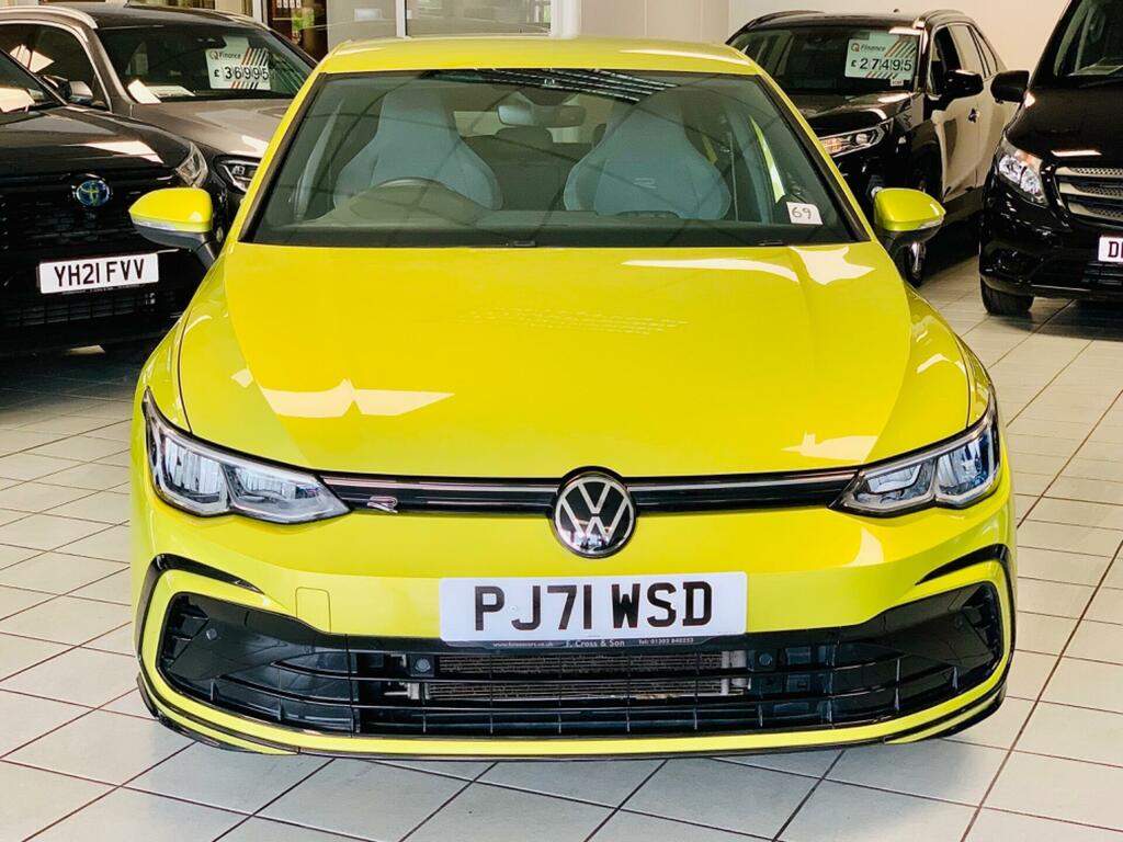 Volkswagen Golf Hatchback 1.5 Etsi Mhev R-line Dsg Euro 6 Ss PJ71WSD Yellow #3