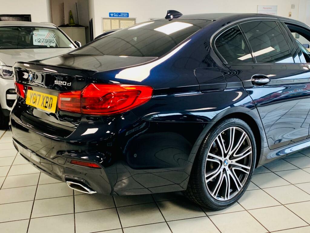 BMW 5 Series Saloon 2.0 520D M Sport Xdrive Euro 6 Ss 4 YC17XBD Black #6