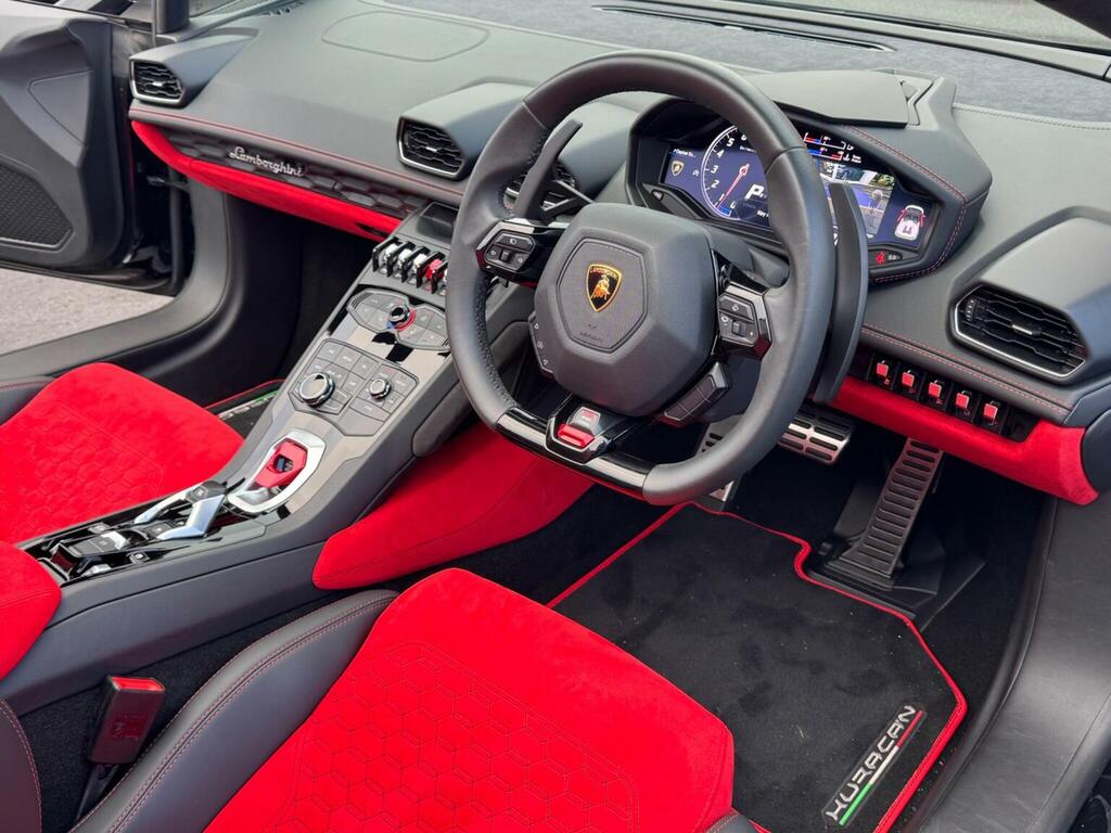 Lamborghini Huracan Convertible 5.2 V10 Lp 610-4 Spyder Ldf 4Wd Euro 6 Black #3