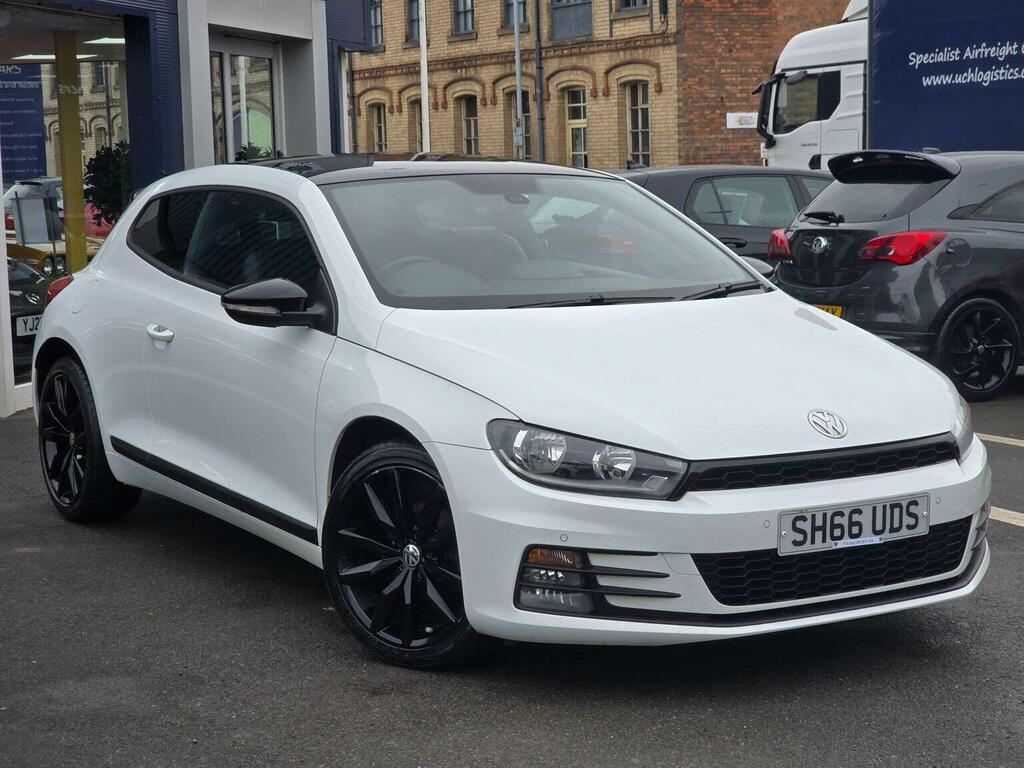Volkswagen Scirocco Hatchback 2.0 Tdi Bluemotion Tech Gt Black Edition SH66UDS White #6