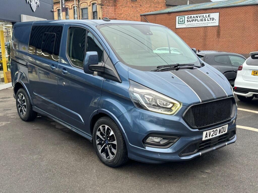 Ford Transit Custom Combi Van 2.0 320 Ecoblue Sport Crew Van L1 H AV20WDU Blue #4