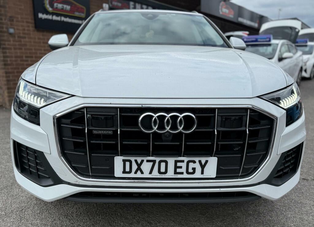 Audi Q8 3.0 Tfsi V6 55 S Line Suv Tiptronic Qua White #3