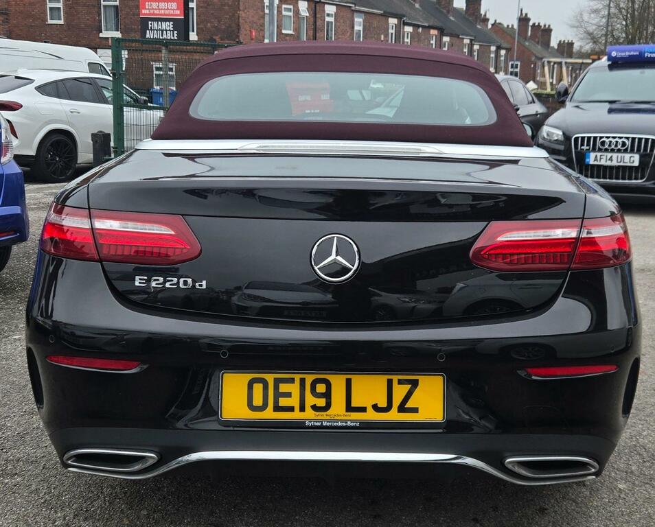 Mercedes-Benz E Class 2.0 E220d Amg Line Cabriolet OE19LJZ Black #6