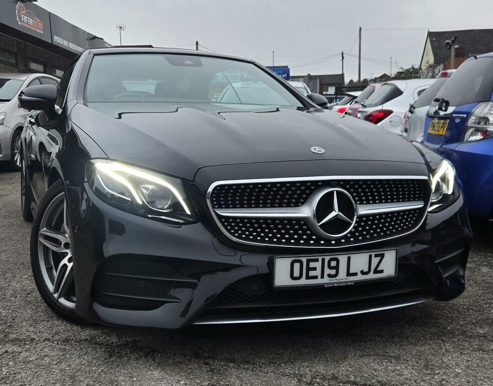 Mercedes-Benz E Class 2.0 E220d Amg Line Cabriolet OE19LJZ Black #2