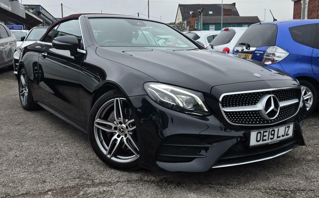 Mercedes-Benz E Class 2.0 E220d Amg Line Cabriolet Black